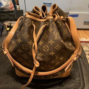Louis Vuitton drawstring bucket bag